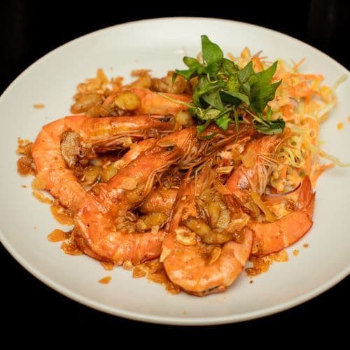 Butter Shrimp Stir-fry with Rice