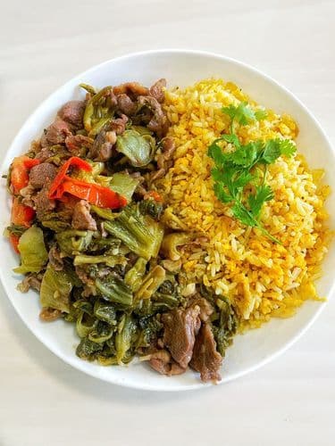 Takana & Beef Fried Rice